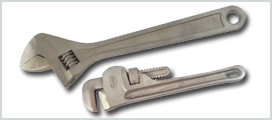 Non-Sparking Adjustable Wrenches & Pipe Wrenches