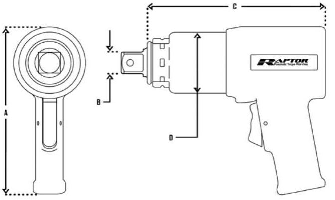  Pneumatic Torque Wrench 